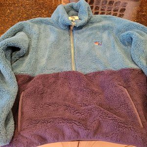 Aviator Nation- Teddy Unisex Half Zip color block